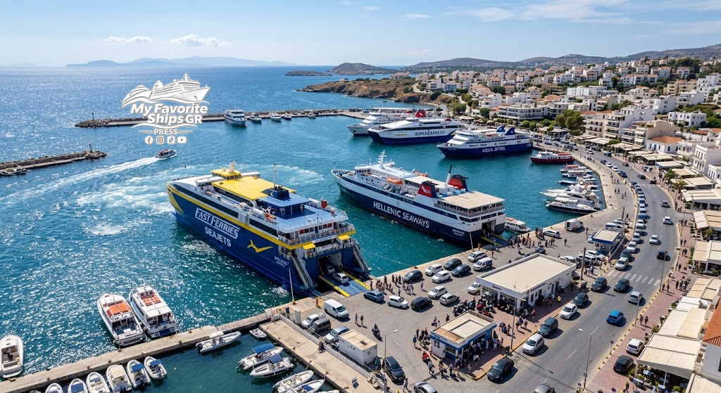 Αναλυτικά τα δρομολόγια από το λιμάνι της Ραφήνας από 8 έως 14 Οκτωβρίου 2026 προς Άνδρο, Τήνο, Μύκονο, Πάρο, Νάξο και Μαρμάρι.