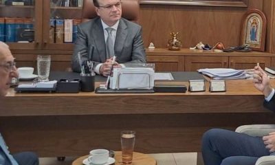 Ρέθυμνο: Τον Πρόεδρο της Βουλής των Ελλήνων υποδέχθηκε στο γραφείο του ο Δήμαρχος Ρεθύμνης